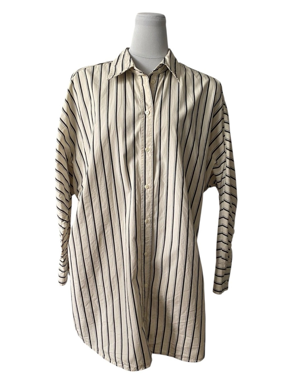 Beis X Gap Poplin Dolman Sleeve Big Shirt - Picture 7 of 16